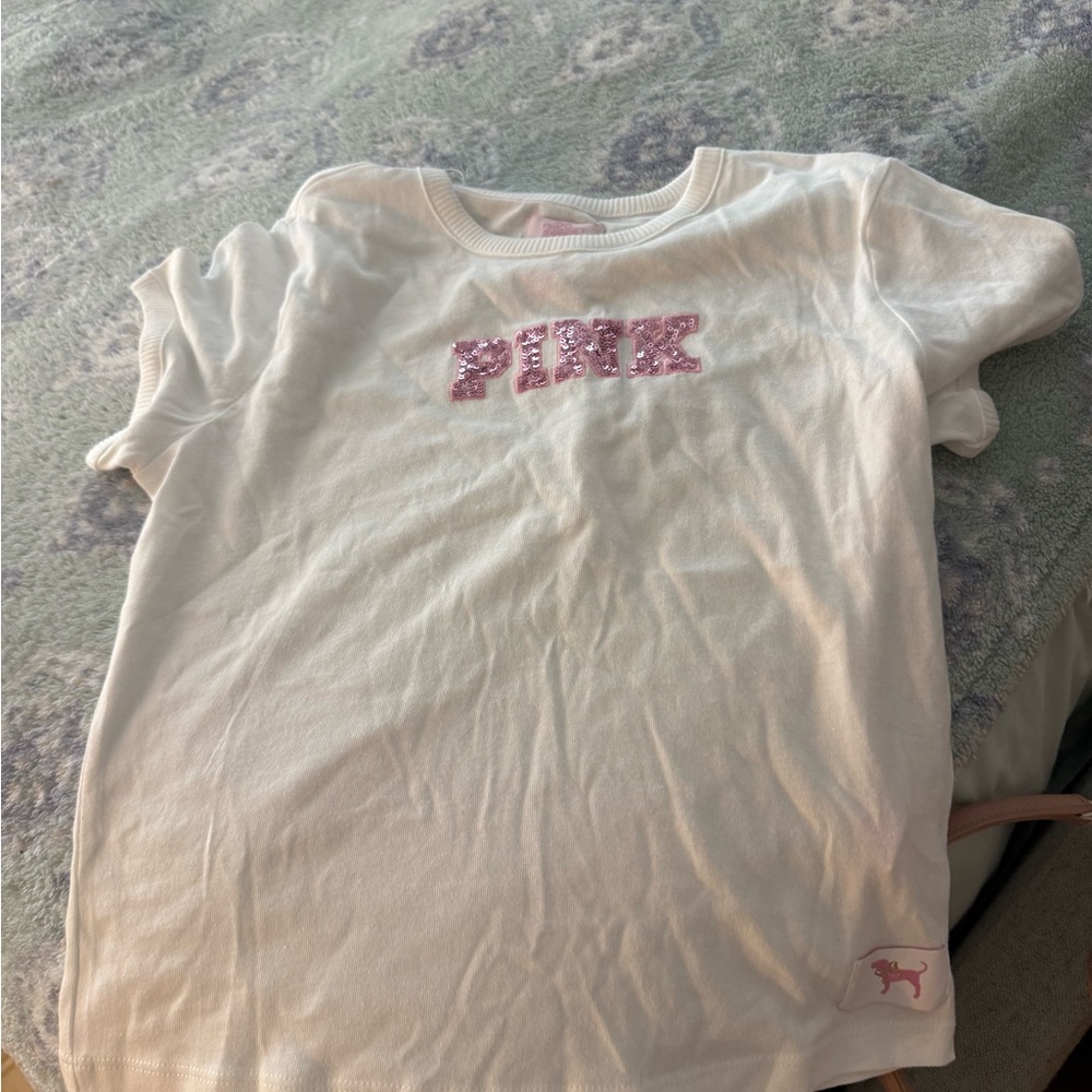 PINK Victoria's Secret x Loveshackfancy t shirt